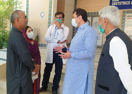 Commissioner Sukkur visits Kausar Hospital